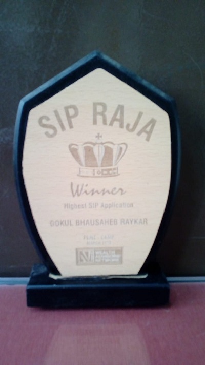 Award for Highest NJ SIP Application
