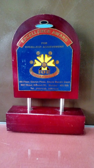 Excellence Award from IOE